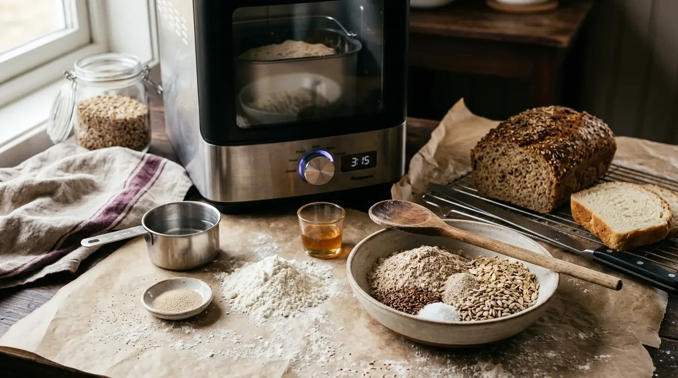 Brødbakemaskin oppskrift: grovbrød og loff